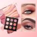 matte glitter makeup - matte glitter makeup - eye makeup 9 colors long lasting natural colors make up eye shadows at Pw tools - Buy Online on GoSupps.com
