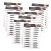 VINTORKY Eyebrow Stickers 10pcs Waterproof Sticker Makeup Stickers Supplies Shaping for D Fake Black Artificial Eyebrows