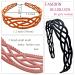 Springtime 6pcs Wide Plastic Headbands for Women - Fashion Hair Accessories for Girls with Teeth - Thick Hair Hoops - Buy Online on GoSupps.com