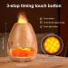2-in-1 Aroma Diffuser & Salt Lamp - GUKKK 200ml Essential Oil Humidifier with Flames Effect & Adjustable Brightness for Aromatherapy - International Shipping - Buy Online on GoSupps.com