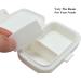 Small Pill Box Organizer | Travel Medication Case with 3 Compartments | Daily Vitamin Holder - White - Buy Online on GoSupps.com