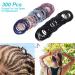 Anderk 300-Piece Hair Tie Set | Elastic Headbands for Thick Curly Hair | 5 Color Ponytail Holders & Accessories for Women & Girls - Buy Online on GoSupps.com