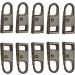 Zipper Pull Replacement - 10 Removable Zipper Pulls | Detachable Backpack Zipper Pulls | Zipper Replacement Slider | Versatile Sturdy Zipper Handle Fixer for Wallets Black Copper - Buy Online on GoSupps.com