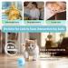 Baytion Interactive Cat Toy Ball - Automatic Moving Rolling Cat Toy with Light | Rechargeable | 2 Modes | Extended Playtime | Indoor Cat Kitten Toy - Blue - Buy Online on GoSupps.com