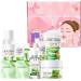 Skincare Gift Set Women - Aloe Vera Skin Care Sets & Kits - 8PCS Pamper Gifts for Women with Cleanser-Lip Balm-Eye Cream-Toner-Face Cream-Serum-Hand Cream 2PCS - Gift Set for Hydrating Refreshing Face 8PCS ALOE VERA