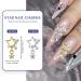 Noverlife 26PCS 3D Alloy Nail Charms - Gold & Silver Stars, Crystal Diamonds, Rhinestones - Nail Art Charms for DIY - Buy Online on GoSupps.com