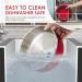 IKITCHEN 64 oz Stainless Steel Dog Bowl - Durable Non-Skid Pet Feeding Bowl - Double Wall Insulated Heavy Duty with Rubber Bottom - Medium/Large Dogs - Red - Buy Online on GoSupps.com