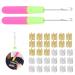 Dreadlocks Tool Set | Crochet Needles Latch Hook & Hair Rings | International Shipping - Buy Online on GoSupps.com