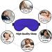 Dark Blue Sleep Mask - Double-Sided Adjustable Eye Covers for Perfect Shading & Reduced Eye Edema - Soft & Comfortable for Enhanced Sleep - Buy Online on GoSupps.com