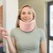Adjustable Pink Neck Support Collar - Soft Orthopedic Design for Pain Relief & Posture Correction | International Shipping - Buy Online on GoSupps.com