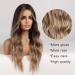 Long Ombre Dark Blonde Wigs for Women | Heat-Resistant Synthetic Wigs with Brown Roots | Daily Use & Cosplay | 66 cm - Buy Online on GoSupps.com