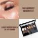  EONFAVE Smoky Nude Eyeshadow Palette 12 matte and shimmering brown eyeshadows waterproof and smudge-proof. - Buy Online on GoSupps.com