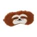 UKCOCO Masque de Sommeil Peluche Animal Mignon Doux et Isolant pour Filles Voyage Sieste Nuit avec Bandeau lastique Ajustable