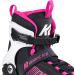 K2 Women's Kinetic Ice Skates - EU 39 (UK 5.5 / US 8) - Black & Pink - International Shipping Available - Buy Online on GoSupps.com