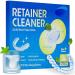Cleaning tablets for braces - 36 Retainer cleaning tablets stains of braces and discoloration remove suitable for invisalign and mouth protection