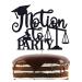 Motion to Party Cake Topper Future Lawyer Law School Graduation Cake Decorations Class of 2023 Grad Party Decorations Black Glitter