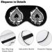Ace of Spades Cards Sleep Mask - Adjustable Blindfold for Sleeping, Travel, and Nap - Men/Women - Buy Online on GoSupps.com