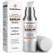 Super Vitamin C Serum for Mature Skin: Vitamin C Hyaluronic Acid Vitamin E Caffeine Hydrating Lifting Face Wrinkle & Age Spots Reduction