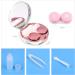 5-in-1 Travel Contact Lens Case Set with Mirror, Tweezers, Remover Tool & Solution Bottle - Rose Gold - Buy Online on GoSupps.com