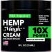 Hemp Cream (8oz) Hemp Oil & Arnica Cream Soothes Discomfort on Joint Muscle Shoulder Hip Neck Knee & Back Support. All Natural Cream Made in USA. Fast Acting Menthol Rub 8 Ounce (Pack of 1)