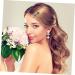 Healeved 3 Sets Crystal Pearl Hair Clip Bridal Hairpins Headdress Girl Hair Barrette Bridal Hair Clip Green Rhinestones Alligator Hair Clips Hair Pin Women Hair Accessories Alloy - Buy Online on GoSupps.com