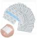 Wound Dressing Tape PU Transparent Film Breathable Patches Reinforced Waterproof Medical Comfort and Easy-Cut Grid Paper Design (4x4"/100pcs)