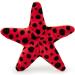 Zappi Co Plush Red Starfish Toy for Kids - Safari Animals Collection (9cm Width) - Buy Online on GoSupps.com