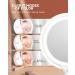 NICARE Makeup Mirror with Lights | 1X/5X Magnifying | 3 Colors LED | 360 Rotation | Magnetic Base | Travel Cosmetic Mirror - Buy Online on GoSupps.com