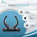 MARINE CITY Black Nylon Ladder Hooks - Pack of 2 | Easy Access Holder Bracket for Boats & Yachts | Light Weighted & Best Grip 1-1/2 Inches Pole Storage Clip - Buy Online on GoSupps.com