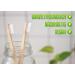 Eco-Friendly Bamboo Toothbrushes 5-Pack | Sustainable Wooden Medium Toothbrush Set for Travel - Buy Online on GoSupps.com