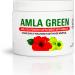 Organic AMLA GREEN Tea Powder  Great Tasting, 20x Concentrated Amla + Oolong Tea Antioxidant Blend  Raw, Vegan, Organic, Non-GMO, Amla Powder (30 Servings, Hibiscus) 1.05 Ounce (Pack of 1)