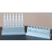 Eye Drop Vials Holder & Storage - Braille 'Medicated' label - Single-Use Disposable Eye Drop Vials - Holds Seven (7) Vials - Znet3D (Blue)