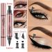 Star Stamp Eye Liner Double-Ended Eye liner Stamp Waterproof Perfect Wing Cat Eye Liner Long-Lasting Wing Eye Liner Stamp for Eye Face Makeup - Buy Online on GoSupps.com