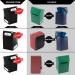 Quiver Time 100+ Deck Blocks with 2 Dividers - Set of 5 Boxes in White, Black, Blue, Red & Green - Buy Online on GoSupps.com