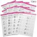 Nail Art Practice Book Beginner Manicure Training Drawing Cards Easy to Clean 12 Sheets - Buy Online on GoSupps.com