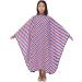 Sonew Waterproof Salon Hair Cutting Cape - Professional Oilproof Cape with Snap Closure & Diagonal Stripes for Hair Styling - Buy Online on GoSupps.com