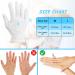 100% Cotton Moisturizing Gloves | Touch Screen Friendly | 5 Pairs for Eczema & Sensitive Skin | Large Size | Spa Therapy & Overnight Relief - Buy Online on GoSupps.com