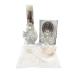Lito White Jesus Baptism Candle Set Kit with Shell and Favors - Spanish | Perfect for Christenings - Buy Online on GoSupps.com