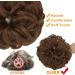 Thick Updo Messy Bun Hair Piece in Light Auburn - Ponytail Extension for Women | 1 PCS - Buy Online on GoSupps.com