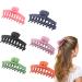6pcs Large Hair Claw Clips Claw Clips for Thick Hair Non-Slip Matte Hair Clips Colorful Claw Clips for Woman and Girls Hair Styling Accessories