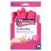 Spontex Everyday household gloves for a comfortable and secure grip with cotton flocking pink size M 1 pair M Everyday
