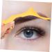 Mipcase Silicone Makeup Stencil Eyebrow Shaper Eyebrow Stencils Makeup Tools Eyebrow Trimming Auxiliary 17.3x5.9cm Yellow - Buy Online on GoSupps.com