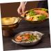 BESTonZON 4pcs Stainless Steel Seafood Pot Casserole Pot Soup Pan Japanese Omelette Pan Korean Noodle Pot Stainless Steel Pots Fish Steamer Carbon Steel Pan Nonstick Milk Round Bottom Plate Goldenx4pcs 23.5X18X3.6CMx4pcs - Buy Online on GoSupps.com