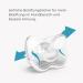 Nuvita 7052 Orthosoft Light - Set of 2 Silicone Rullers with Orthodontic Suction Wart 0m+ & Self-Sterilizing Cover - Blue/Transparent | International Shipping Available - Buy Online on GoSupps.com
