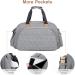 SONARIN Convertible Baby Changing Bag with Folding Crib - Waterproof Large Capacity Nappy Changing Tote Bag - Travel Diaper Bag with Changing Mat in Grey - Buy Online on GoSupps.com