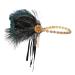 Sibba 1920s Flapper Headband for Women - Vintage Crystal Feather Gatsby Headpiece for 20s Prom, Cocktail Party, Retro Theme - Buy Online on GoSupps.com