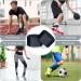 Buy Adjustable Achilles Tendonitis Brace - 2 Pairs Compression Support Strap Wraps for Men & Women - Elastic Ankle Brace for Pain Relief in Sports Running & Cycling (Black - Buy Online on GoSupps.com