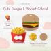Silicone Teething Toys - Baby Teething Toys - Baby Teether - Silicone Teethers for Babies - Baby Chew Toys - Silicone Baby Teether - Infant Teething Toys - Hamburger & Fries - Set of 2 - Buy Online on GoSupps.com