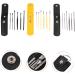 FRCOLOR 12 Sets Ear Pick Cleaner Kit - Stainless Steel Ear Wax Remover & Earpick Portable Assorted Colors - Buy Online on GoSupps.com