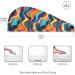 Abstract Patterns Hair Towel 2 Pack | Super Absorbent Quick Dry Hair Turbans for Women & Girls - Buy Online on GoSupps.com